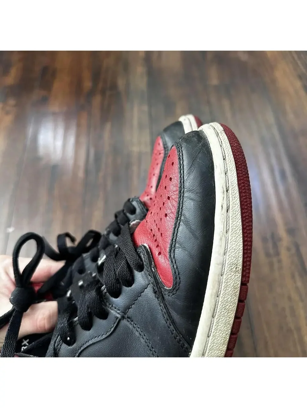 Size 8 - Jordan 1 Retro OG High Banned, Bred 2016 - 555088-001 No Box